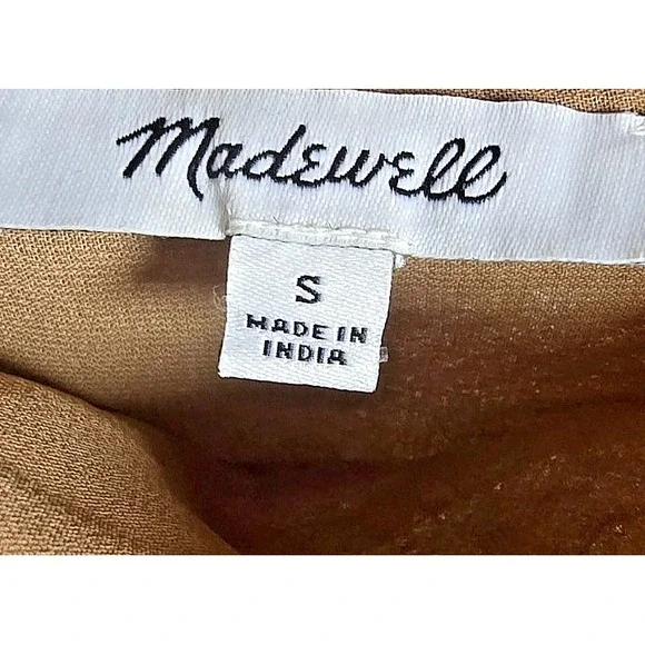 Madewell Women's Small Cami Beige Tank Top Sequined Fallen Timber Lined Sparkle‎ - Picture 6 of 16